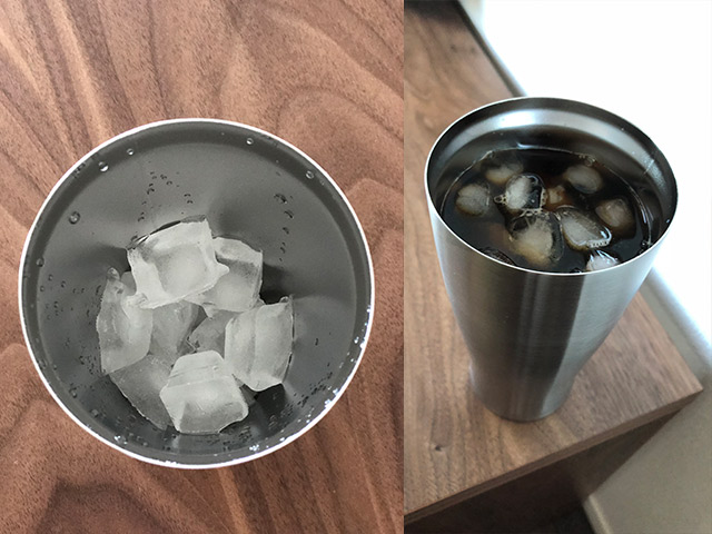 氷をがっしがし入れたアイスコーヒー